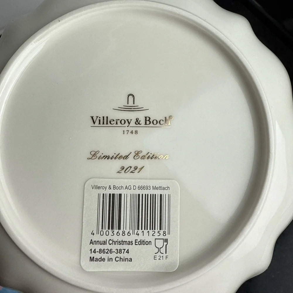 Villeroy & Boch 2021 Christmas‎ Bowl, Small, NEW - NO BOX
